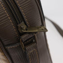 FENDI Zucchino Canvas Shoulder Bag Beige Auth 180015-11