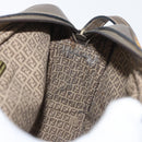 FENDI Zucchino Canvas Shoulder Bag Beige Auth 180015-19