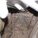 FENDI Zucchino Canvas Shoulder Bag Beige Auth 180015-20