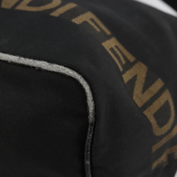FENDI Umhängetasche Nylon Schwarz Gold Original 180024