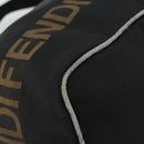 FENDI Umhängetasche Nylon Schwarz Gold Original 180024-14