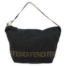 FENDI Umhängetasche Nylon Schwarz Gold Original 180024-13