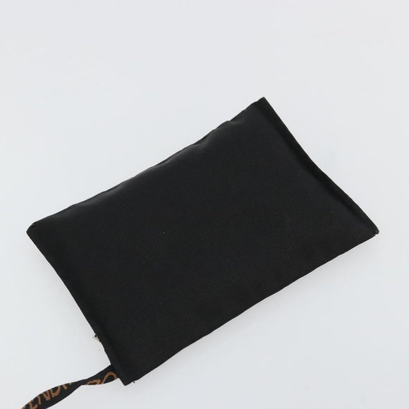 FENDI Umhängetasche Nylon Schwarz Gold Original 180024