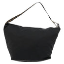 FENDI Umhängetasche Nylon Schwarz Gold Original 180024-2