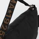 FENDI Umhängetasche Nylon Schwarz Gold Original 180024-6