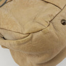 Chloe Hand Bag Leather Beige Gold Auth 180029-11
