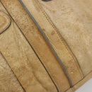 Chloe Hand Bag Leather Beige Gold Auth 180029-14