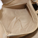Chloe Hand Bag Leather Beige Gold Auth 180029-22