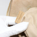 Chloe Hand Bag Leather Beige Gold Auth 180029-24