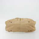 Chloe Hand Bag Leather Beige Gold Auth 180029-9