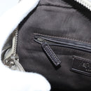 SAINT LAURENT Hand Bag Patent leather Gray Silver Auth 180031A-21