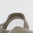 SAINT LAURENT Hand Bag Patent leather Gray Silver Auth 180031A-8