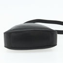 GUCCI Bamboo Shoulder Bag Leather 2way Black Gold 001 1705 1638 Auth 180041-11