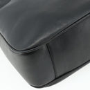 GUCCI Bamboo Shoulder Bag Leather 2way Black Gold 001 1705 1638 Auth 180041-15