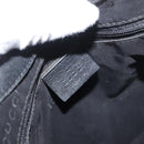 GUCCI Bamboo Shoulder Bag Leather Black 001 3244 Auth 180043-17