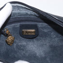 GUCCI Micro GG Supreme Schoudertas PVC Marinegoud 007 56 0095 Auth 180046-17