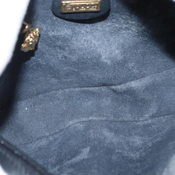 GUCCI Micro GG Supreme Schoudertas PVC Marinegoud 007 56 0095 Auth 180046