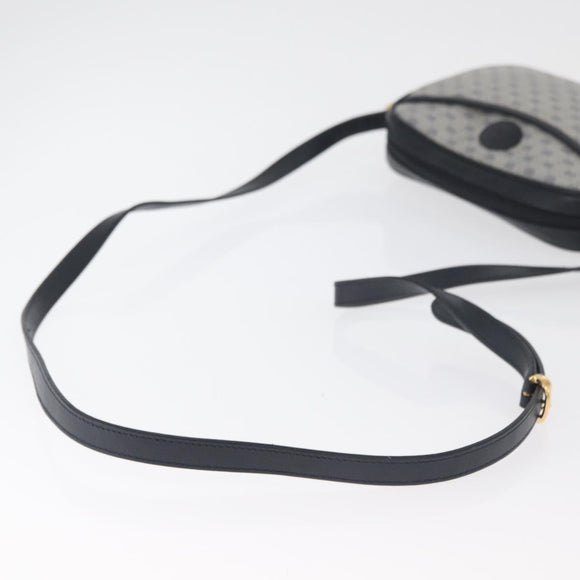 GUCCI Micro GG Supreme Schoudertas PVC Marinegoud 007 56 0095 Auth 180046