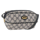 GUCCI GG Supreme Shoulder Bag PVC Navy Gold 001 261 0981 Auth 180048-1