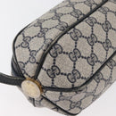 GUCCI GG Supreme Shoulder Bag PVC Navy Gold 001 261 0981 Auth 180048-12