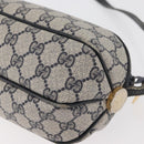 GUCCI GG Supreme Shoulder Bag PVC Navy Gold 001 261 0981 Auth 180048-13