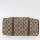 GUCCI GG Supreme Web Sherry Line Hand Bag PVC Beige Red 39 02 007 Auth 180049-6