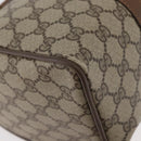 GUCCI GG Supreme Web Sherry Line Hand Bag PVC Beige Red 39 02 007 Auth 180049-16