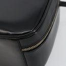 GUCCI Bamboo Vanity Hand Bag Patent 2way Black Gold 000 270 0323 Auth 180050-12