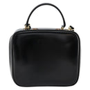 GUCCI Bamboo Vanity Hand Bag Patent 2way Black Gold 000 270 0323 Auth 180050-2