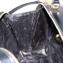 GUCCI Bamboo Vanity Hand Bag Patent 2way Black Gold 000 270 0323 Auth 180050-20
