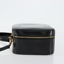 GUCCI Bamboo Vanity Hand Bag Patent 2way Black Gold 000 270 0323 Auth 180050-5