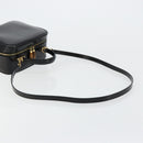 GUCCI Bamboo Vanity Hand Bag Patent 2way Black Gold 000 270 0323 Auth 180050-9