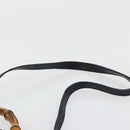 GUCCI Bamboe Handtas Leer 2way Groen Goud 000 1274 0290 Auth 180052-15