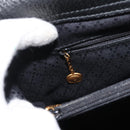 GUCCI Bamboo Tragetasche Wildleder Schwarz Gold Auth 180053-23