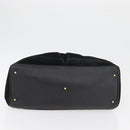 GUCCI Bamboo Tragetasche Wildleder Schwarz Gold Auth 180053-5