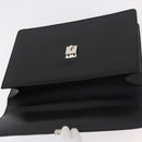GUCCI Business Bag Leather Black Silver 015 0235 Auth 180056-18