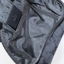 GUCCI GG Canvas Purse Pouch Black Silver 039 1054 Auth 180058-11