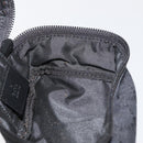 GUCCI GG Canvas Purse Pouch Black Silver 039 1054 Auth 180058-21