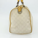 GUCCI GG Supreme Hand Bag PVC Ivory Silver 193603 Auth 180059-3
