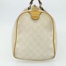 GUCCI GG Supreme Hand Bag PVC Ivory Silver 193603 Auth 180059-4