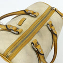 GUCCI GG Supreme Hand Bag PVC Ivory Silver 193603 Auth 180059-6