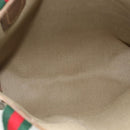 GUCCI GG Supreme Web Sherry Line Tote Bag PVC Beige Red 40 02 003 Auth 180061-10
