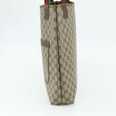 GUCCI GG Supreme Web Sherry Line Tote Bag PVC Beige Red 40 02 003 Auth 180061-4