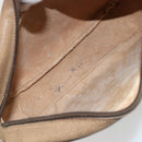GUCCI GG Supreme Web Sherry Line Clutch Bag PVC Beige Gold 89 01 034 Auth 180063-11