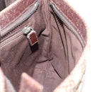 GUCCI GG Canvas Shoulder Bag Beige Silver 122793 Auth 180064-18