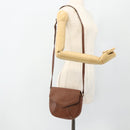 Burberrys Shoulder Bag Leather Brown Gold Auth 180067-22