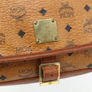 MCM Vicetos Logogram Umhängetasche PVC Braun Gold Original 180068-12