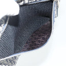 Christian Dior Trotter Canvas Hand Bag Navy Silver Auth 180069A-23