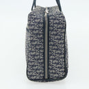 Christian Dior Trotter Canvas Hand Bag Navy Silver Auth 180069A-4