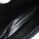 CELINE Clutch Bag Leather Black Gold Auth 180072-15